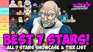 The New Best 7 Stars in ASTD After NEW BUFFS! (All 7 Stars Showcases & Tier List)