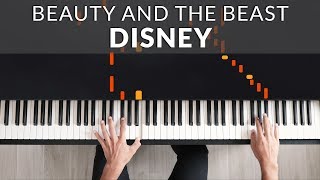 BEAUTY AND THE BEAST - DISNEY | Tutorial of my Piano Version chords