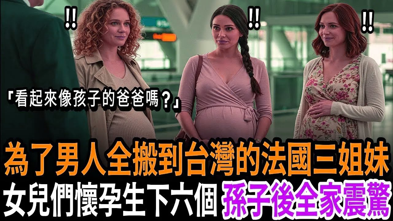 為了男人全都搬到台灣的法國三姐妹，女兒們懷孕生下六個孫子後無法承受的震撼原因ㅣ故事ㅣ有聲書ㅣ廣播劇場ㅣ人生智慧