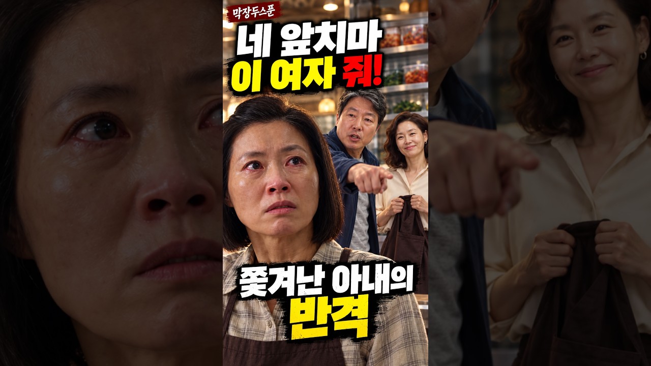 아내 앞치마를 다른 여자에게 주라는 남편… 쫓겨난 아내의 반격