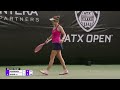 Nadia Podoroska vs Xiyu Wang ATX Open 2024 Match Highlights