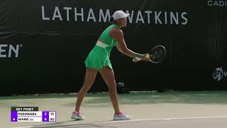 Nadia Podoroska vs Xiyu Wang ATX Open 2024 Match Highlights