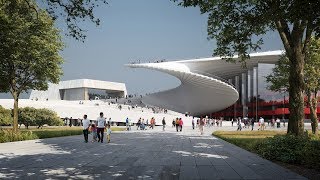 Snøhetta to build Shanghai Grand Opera House with spiral staircase roof