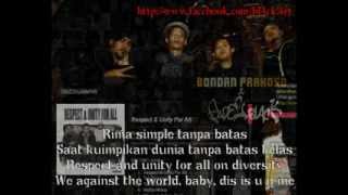 Bondan Prakoso & Fade 2 Black Respect & Unity For All