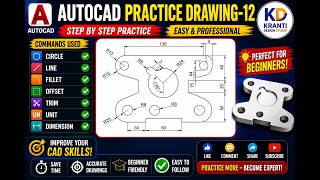 AUTOCAD PRACTICE DRAWING -12
