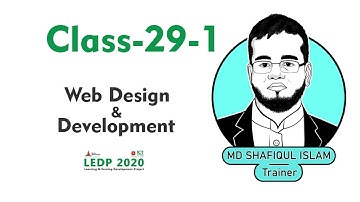 LEDP | Web Design and Development | Bangla Tutorial Class-29-1 | Assignment