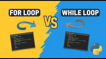Difference between FOR LOOP and WHILE LOOP in Python programming |  Python programming tutorial