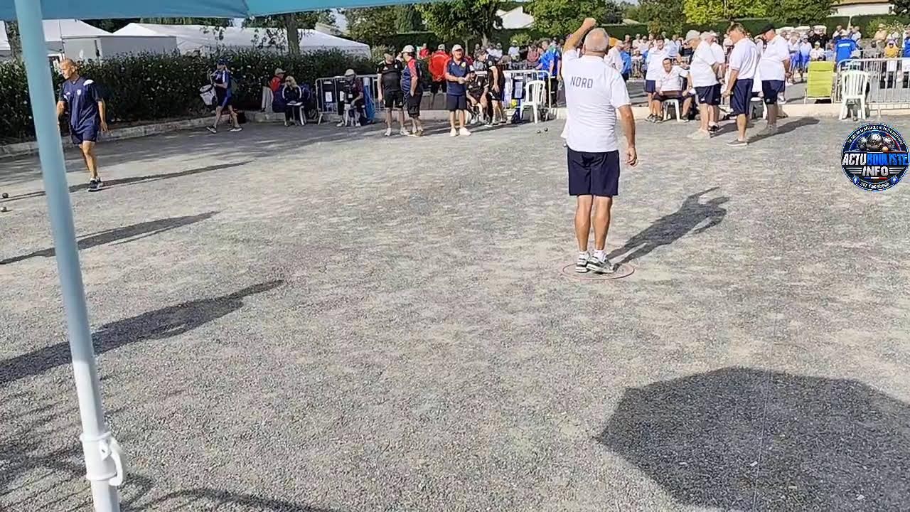 Miniature : POULES 🇨🇵 CHAMPIONNAT DE FRANCE PÉTANQUE VÉTÉRANS 🇨🇵