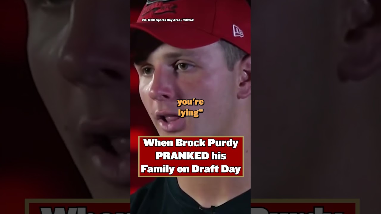 Brock Purdy PRANKED His Family on Draft Day 😂