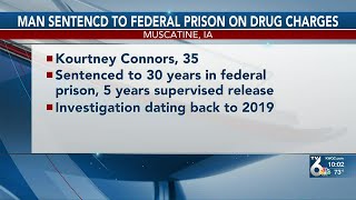 Burlington man sentenced to 30 years in Prison on drug charges