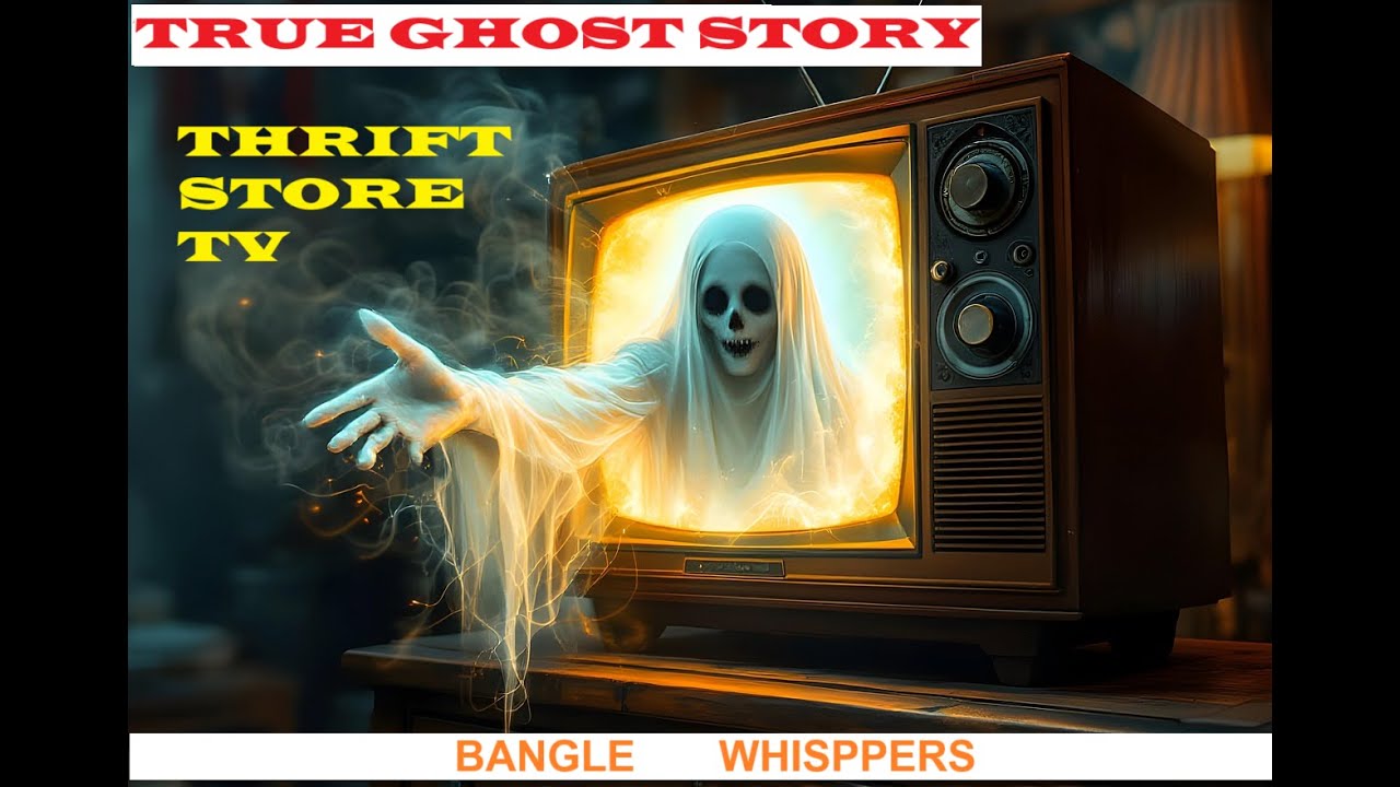 ASMR TRUE GHOST STORY|THE THRIFT STORE TELEVISION|SHE BOUGHT A VERY OLD TELEVISION| BANGLE WHISPPERS