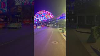 Funky Vegas Sphere Graphic