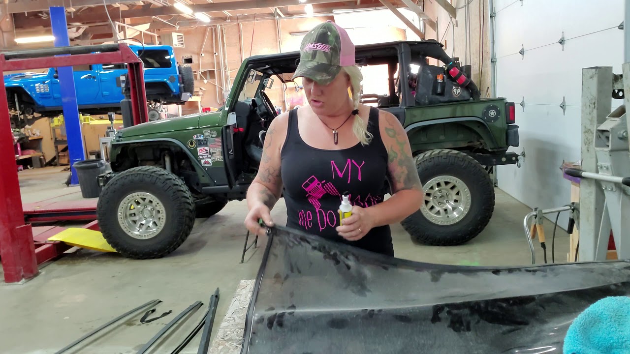 Bestop Soft Top Zipper cleaner how to YouTube