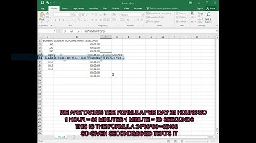 How to convert Seconds to Time in Excel