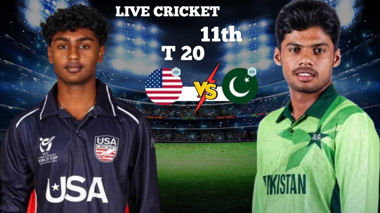 PAKISTAN vs USA U19 WC Warm up 11TH ODI MATCH COMMENTARY | PAK vs USA MATCH LIVE TODAY