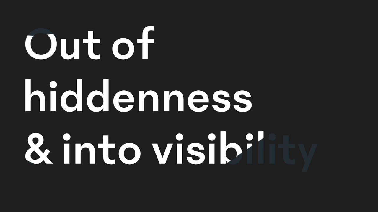 Ending Your Season of Hiddenness 🌤