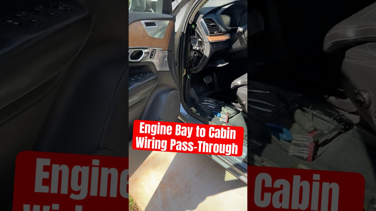 SPA XC90 Engine Bay Wiring Pass Through