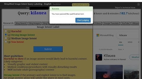 Simplified Image Intent Query Labeling - English /US$0.02 / HIT