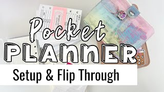 POCKET PLANNER SETUP AND FLIP-THROUGH | POCKET PLANNER INSERT HAUL | TIPS ON POCKET PLANNERS