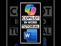 Master Microsoft Copilot in Word in Just 1 Minute 🚀