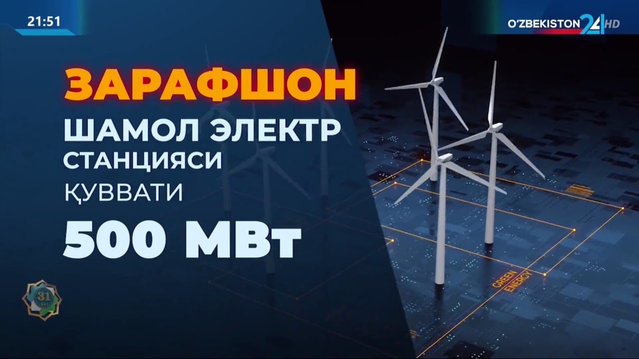 Навоий вилоятида Марказий Осиёдаги энг йирик шамол электр станцияси қурилади