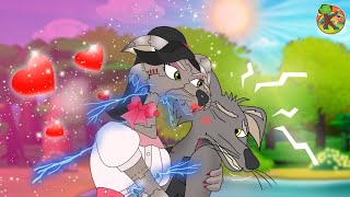 Wolf and 7 Little Goats - Valentines Day - Robot Girlfriend | KONDOSAN English | Fairy Tale for Kid