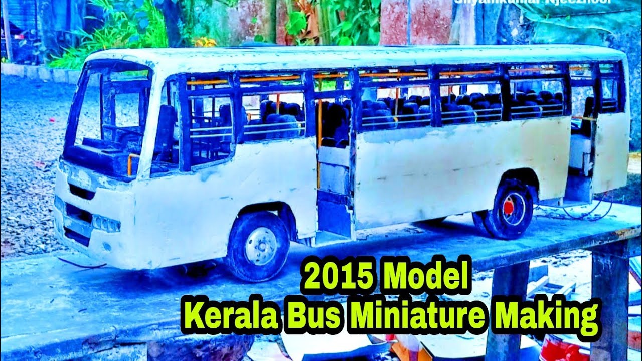 kerala tourist bus miniature
