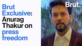 Brut Exclusive: Anurag Thakur on press freedom
