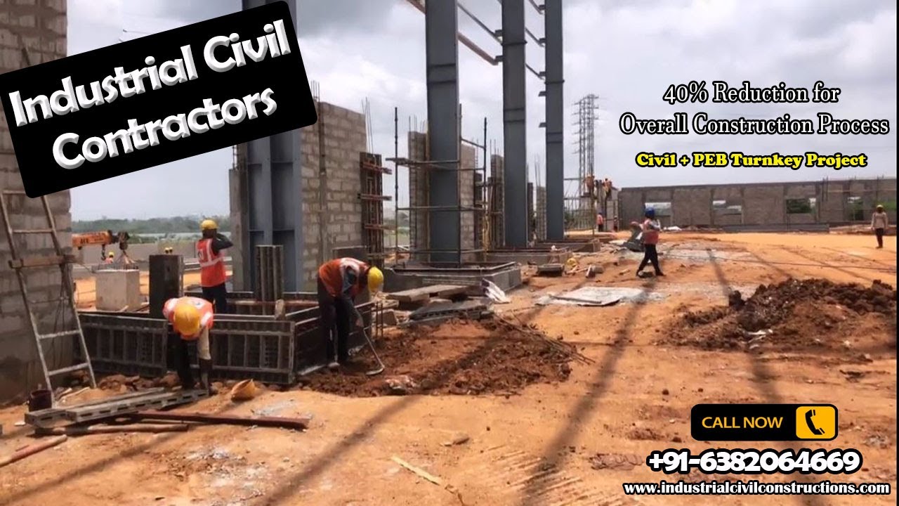 Industrial Civil Contractors| Industrial & Factory Building Contractors| Commercial Builders|Chennai
