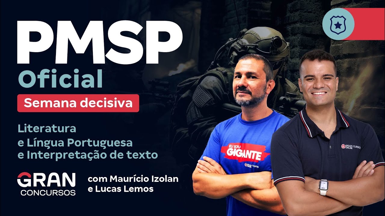 Concurso Polícia Penal ES - Semana decisiva em Língua Portuguesa com Lucas  Lemos 