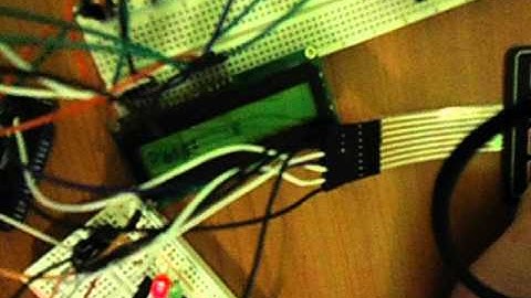 Sistema alarma arduino teclado matriz. Lcd 16x1