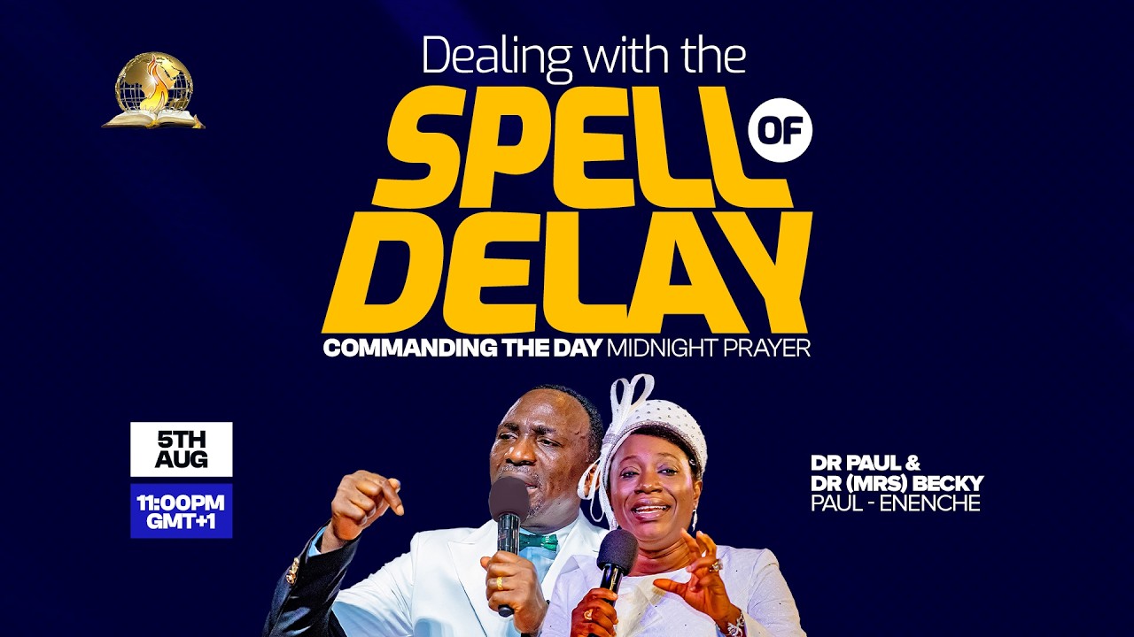 COMMANDING THE DAY MIDNIGHT PRAYER REBROADCAST|| DEALING WITH THE SPELL OF DELAY || 06-08-2026