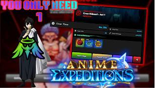 Fastest way to beat act 1 crow hideout with only Unbound being Zeref Anime Expeditions screenshot 4