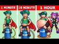 Rory with Helium… 1 Second vs 1 Minute vs 1 Hour 😱 | Minecraft Pixel Art