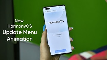 New HarmonyOS 2 update menu animation is awesome 😮😮