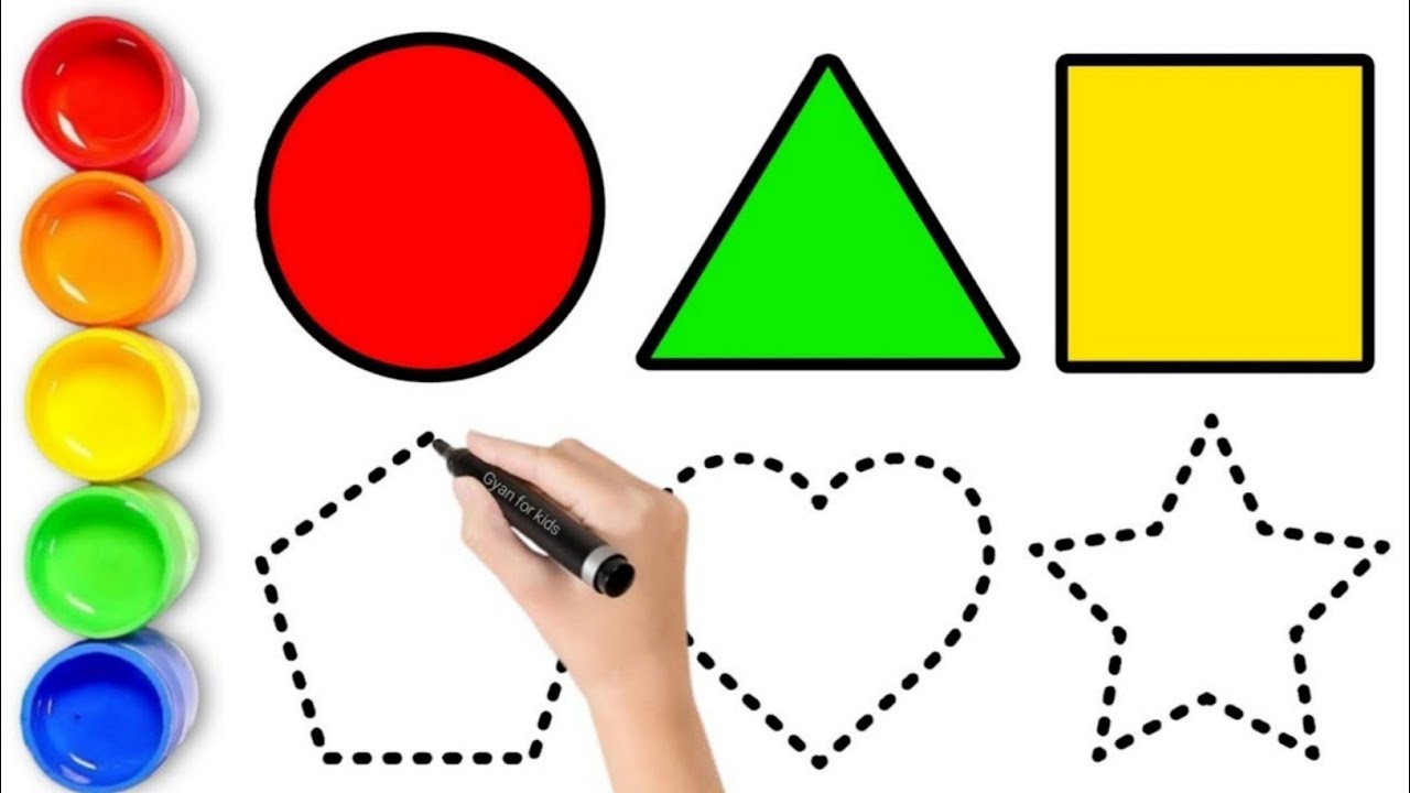 Learn new shape drawing,educational video for toddlers,learning video