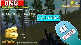 *New Trick* Pubg Mobile In 1, 2,3,4, RAM No Lag With 99999% Working On Android screenshot 1