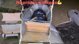 Jak wymienić pawęż- naprawa pontonu💪🐋 Jak wymienić pawęż- naprawa pontonu💪🐋