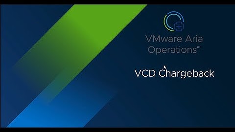 Chargeback Overview in VMware Aria Operations