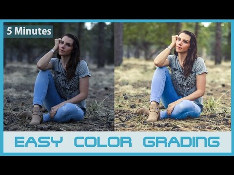 Professional Color Grading in  Minits - FIlm Look - Photoshop Editing - Effects Photoshop CC 