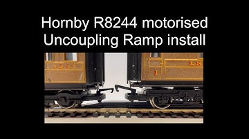 Hornby R8244 motorised Uncoupling Ramp installation