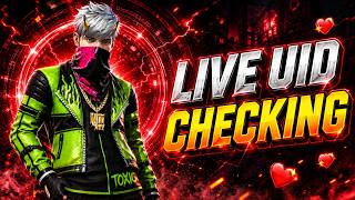🔴 LIVE UID CHECKING + GAMEPLAY 🔥 Free Fire | Subscribe to Check UID! screenshot 4