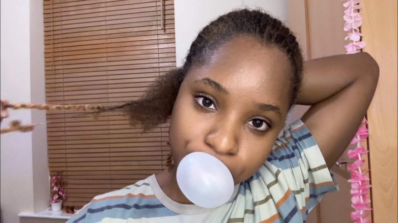 ASMR Gum Chewing ✨ Loose My Hair With Me