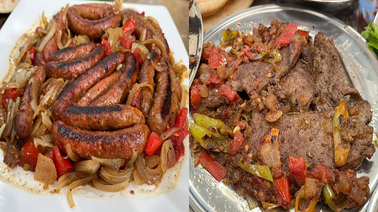 طريقة عمل كبدة مشوية - سجق مشوي | البلدي يوكل مع الشيف نونا