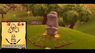 Follow the Treasure Map found in Dusty Divot Fortnite Season 5 Week 7 Challenge