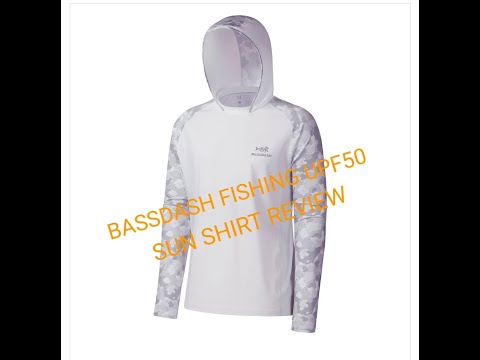 Bassdash Men’s UPF 50 Performance Fishing Shirt Cooling Hoodie Camo Long Review