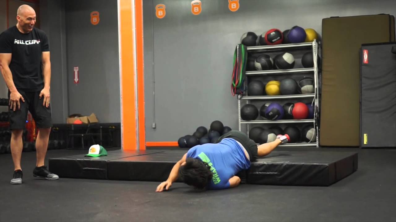 Wodcast Podcast's Armen "nails" a Back Flip