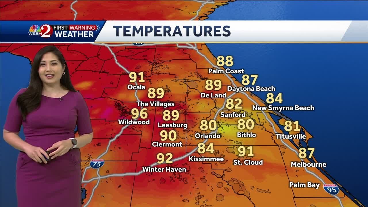 Storms Clearing Tonight, Warm and Humid Tomorrow - YouTube