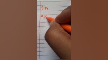 How to write your name in Korean💜🇰🇷{SIYA}🧡#shortfeed #shortvideo #k#koreanlanguage #learnkorean #bts