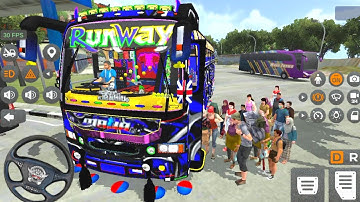 💥Best Lighting Commonclub Bus Simulator Indonesia New Map Mod Android Gameplay Video 
